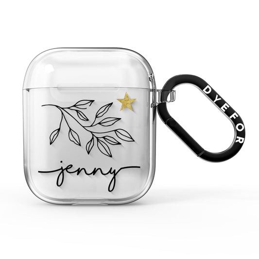 Personalised Constellation AirPods Clear Case