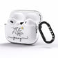 Personalised Constellation AirPods Pro Clear Case Side Image