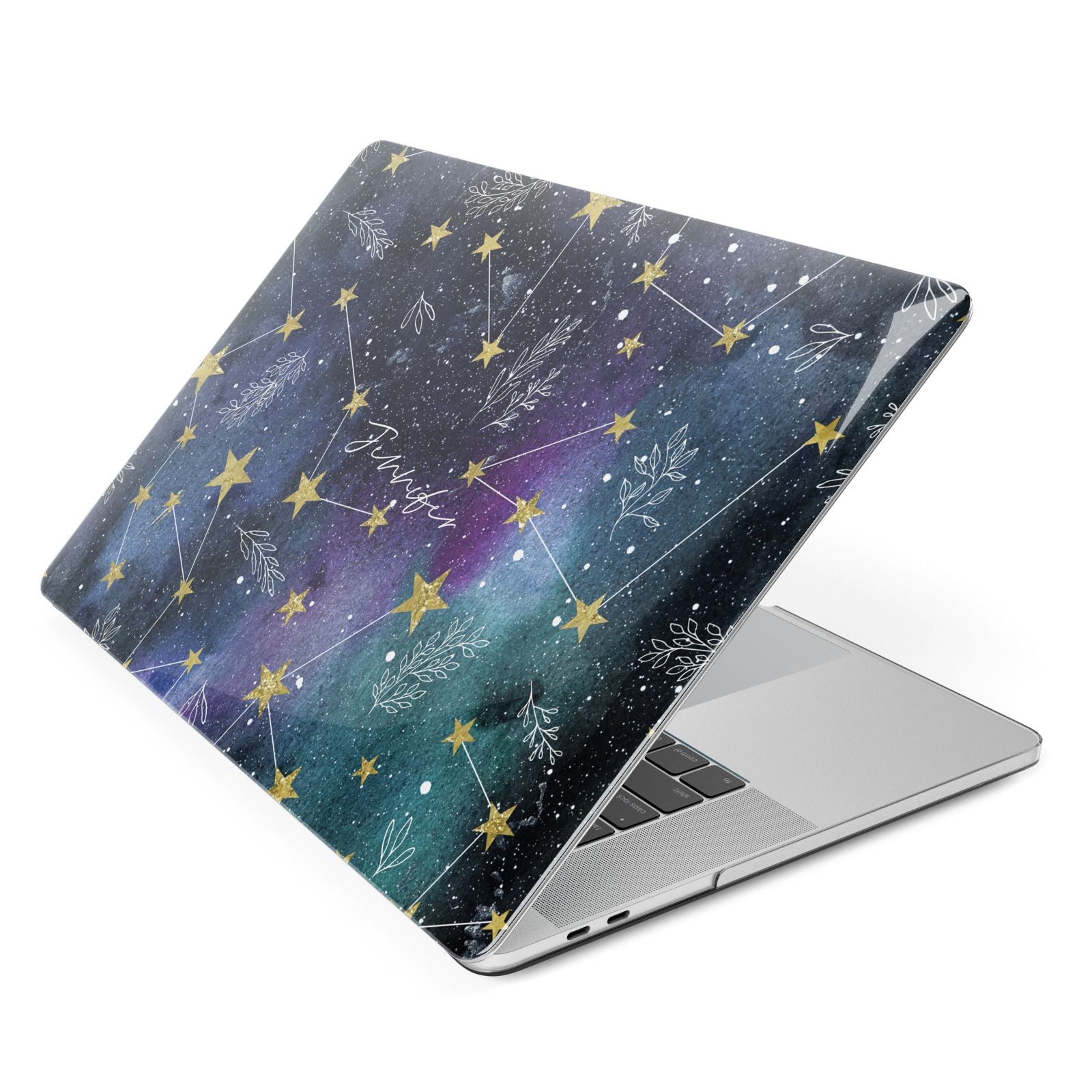 Personalised Constellation Apple MacBook Case Side View