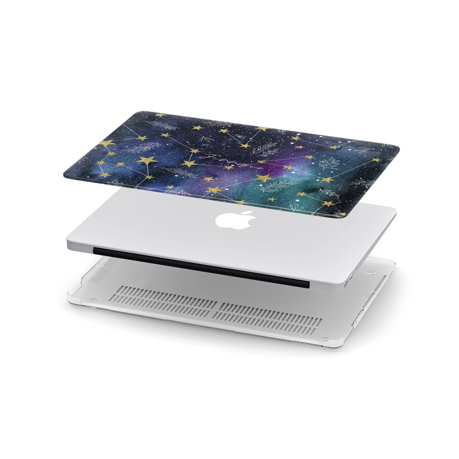 Personalised Constellation Apple MacBook Case in Detail