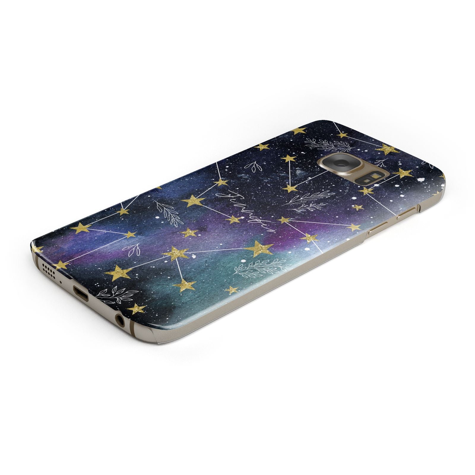 Personalised Constellation Samsung Galaxy Case Bottom Cutout