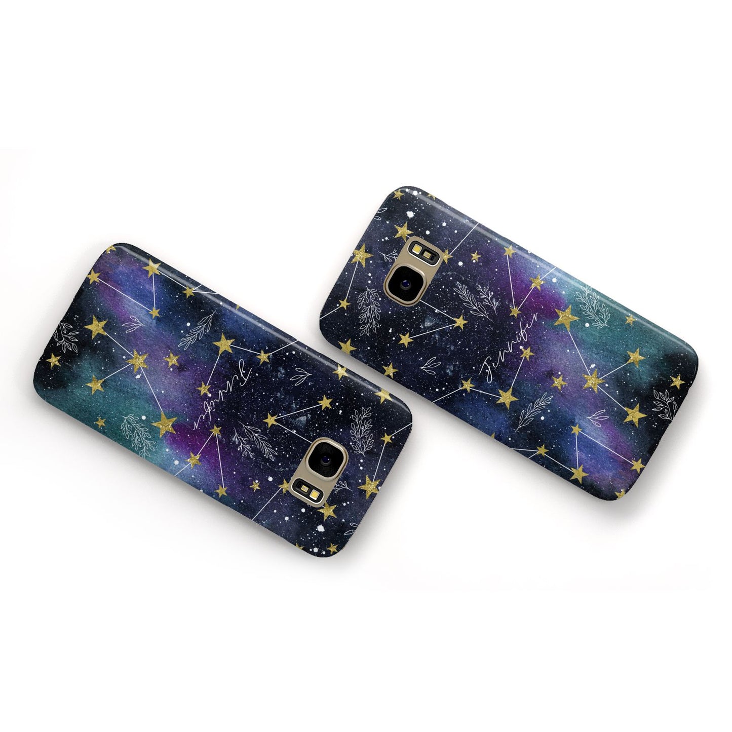 Personalised Constellation Samsung Galaxy Case Flat Overview