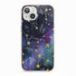 Personalised Constellation iPhone 13 TPU Impact Case with Pink Edges