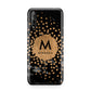 Personalised Copper Black Marble With Name Huawei Enjoy 10s Phone Case
