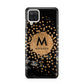 Personalised Copper Black Marble With Name Samsung M12 Case