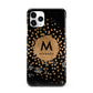 Personalised Copper Black Marble With Name iPhone 11 Pro 3D Snap Case