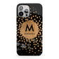 Personalised Copper Black Marble With Name iPhone 13 Pro Max Full Wrap 3D Tough Case