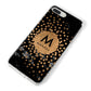 Personalised Copper Black Marble With Name iPhone 8 Plus Bumper Case on Silver iPhone Alternative Image