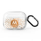 Personalised Copper Confetti Marble Name AirPods Pro Clear Case