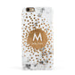 Personalised Copper Confetti Marble Name Apple iPhone 6 3D Snap Case