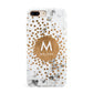 Personalised Copper Confetti Marble Name Apple iPhone 7 8 Plus 3D Tough Case