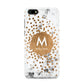 Personalised Copper Confetti Marble Name Huawei Y5 Prime 2018 Phone Case