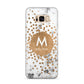 Personalised Copper Confetti Marble Name Samsung Galaxy S8 Plus Case