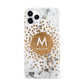 Personalised Copper Confetti Marble Name iPhone 11 Pro 3D Snap Case