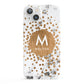Personalised Copper Confetti Marble Name iPhone 13 Full Wrap 3D Snap Case