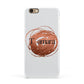 Personalised Copper Effect Custom Initials Apple iPhone 6 3D Snap Case