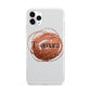 Personalised Copper Effect Custom Initials iPhone 11 Pro Max 3D Tough Case