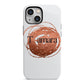 Personalised Copper Effect Custom Initials iPhone 13 Mini Full Wrap 3D Tough Case