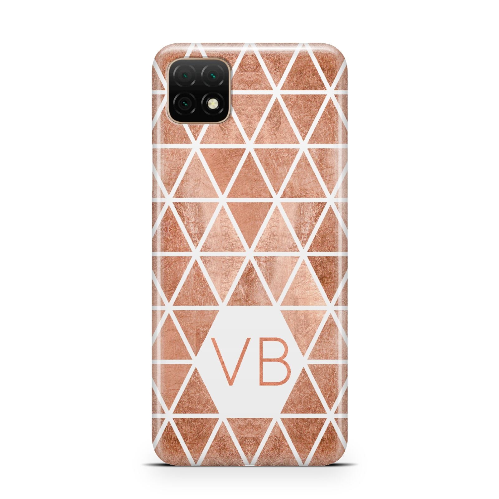 Personalised Copper Initials Huawei Enjoy 20 Phone Case