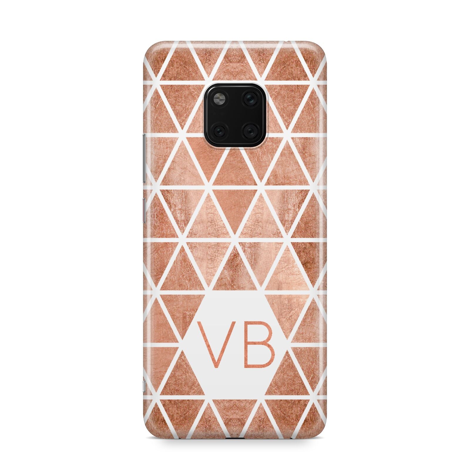 Personalised Copper Initials Huawei Mate 20 Pro Phone Case