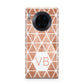 Personalised Copper Initials Huawei Mate 30 Pro Phone Case