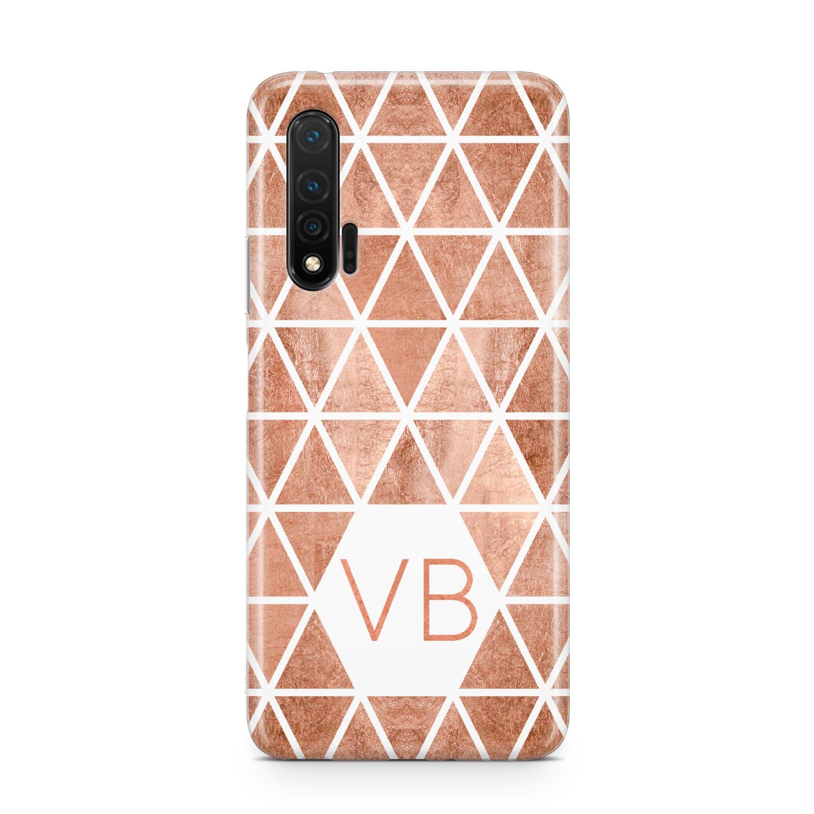 Personalised Copper Initials Huawei Nova 6 Phone Case
