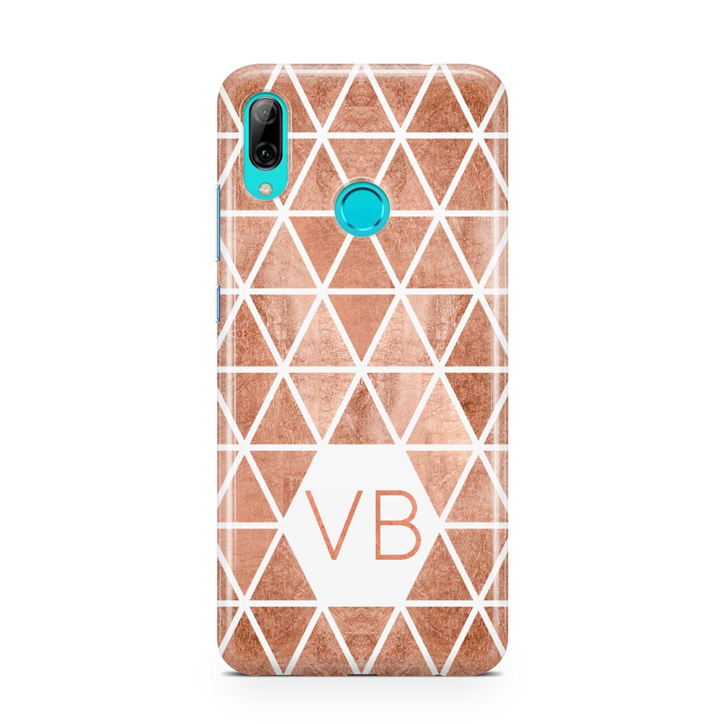 Personalised Copper Initials Huawei P Smart 2019 Case