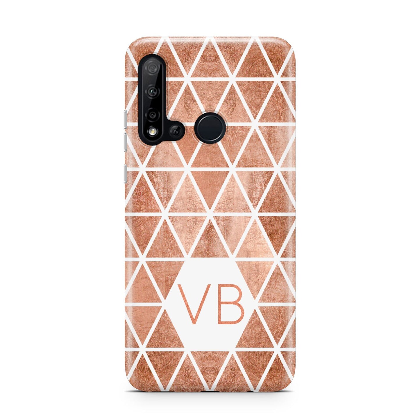 Personalised Copper Initials Huawei P20 Lite 5G Phone Case