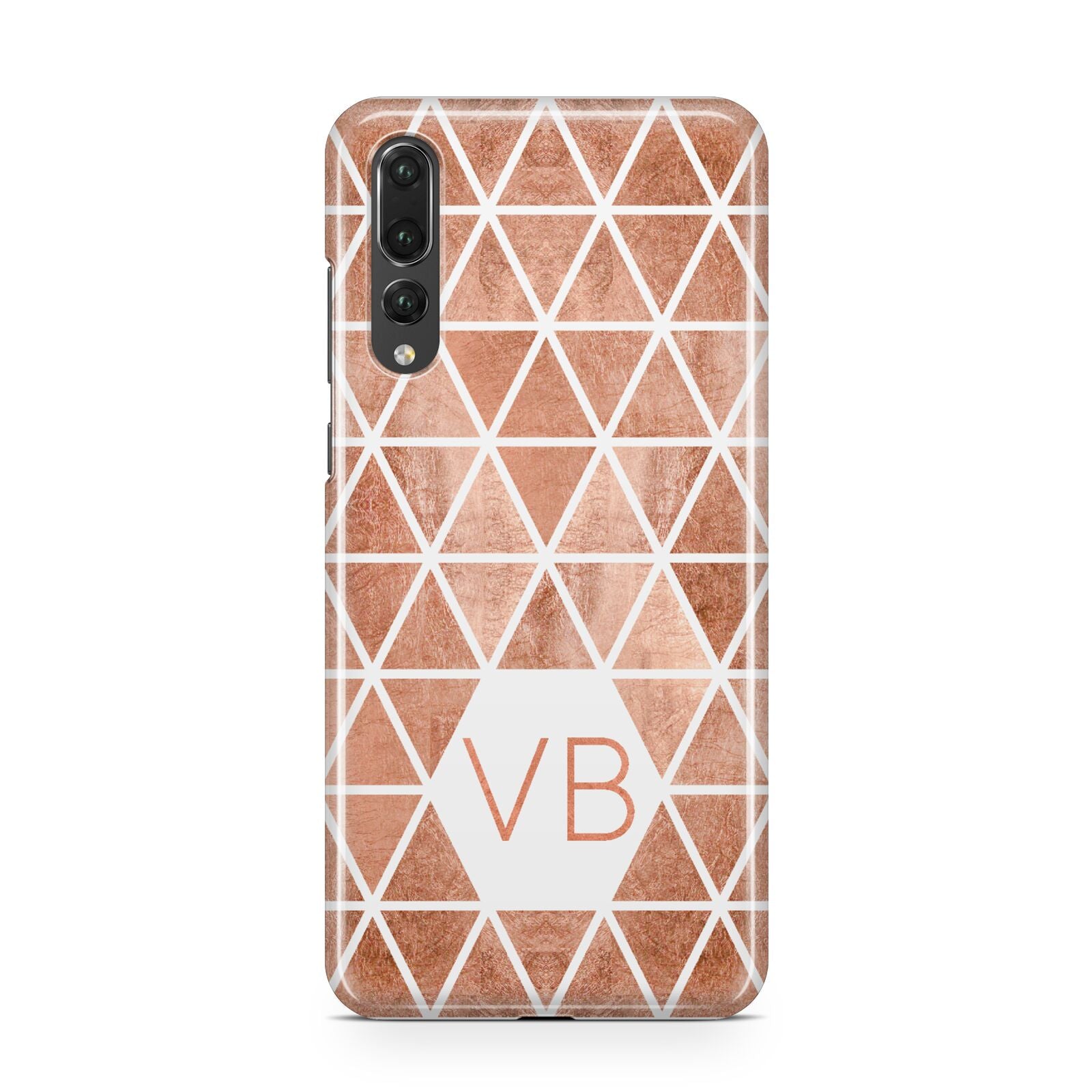 Personalised Copper Initials Huawei P20 Pro Phone Case