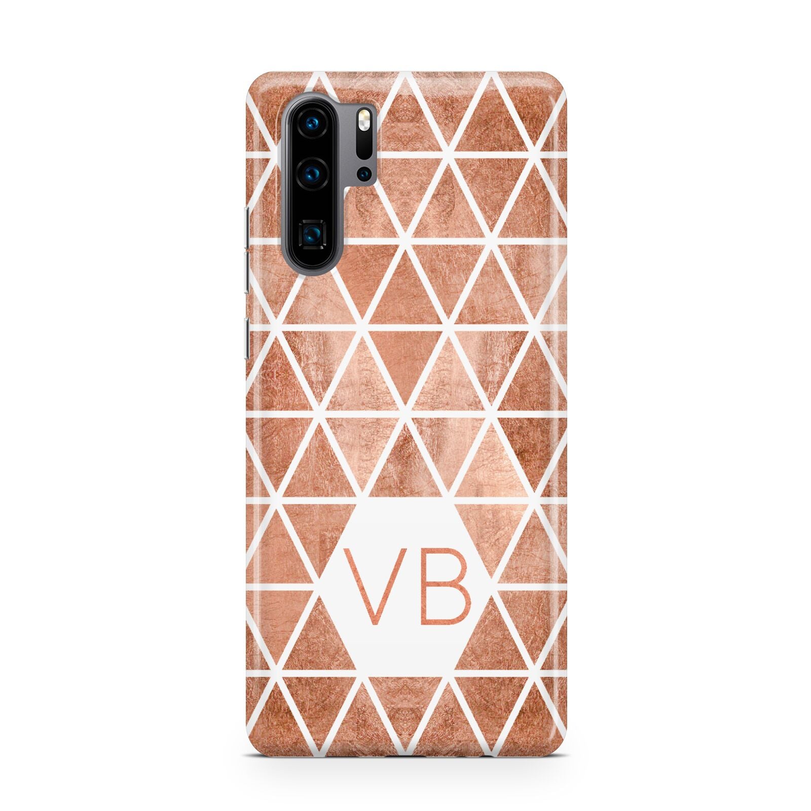 Personalised Copper Initials Huawei P30 Pro Phone Case
