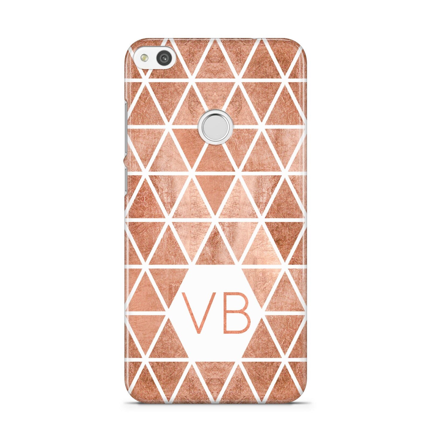 Personalised Copper Initials Huawei P8 Lite Case