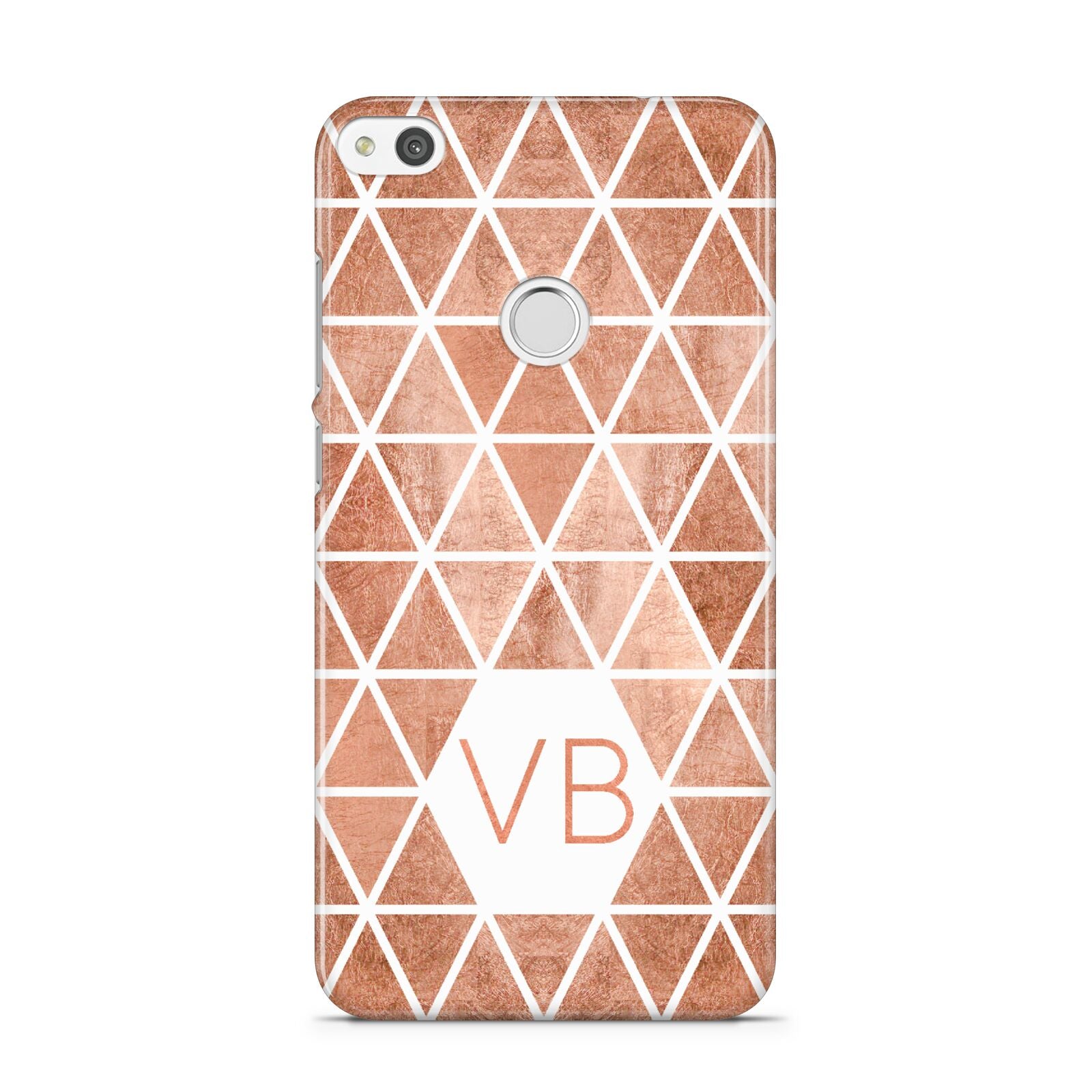 Personalised Copper Initials Huawei P8 Lite Case