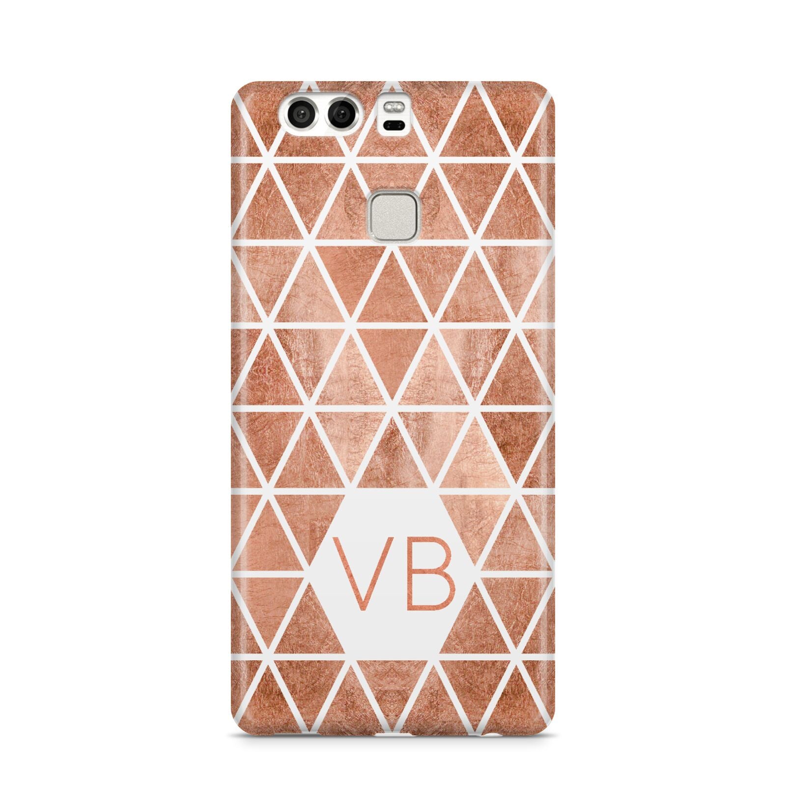 Personalised Copper Initials Huawei P9 Case