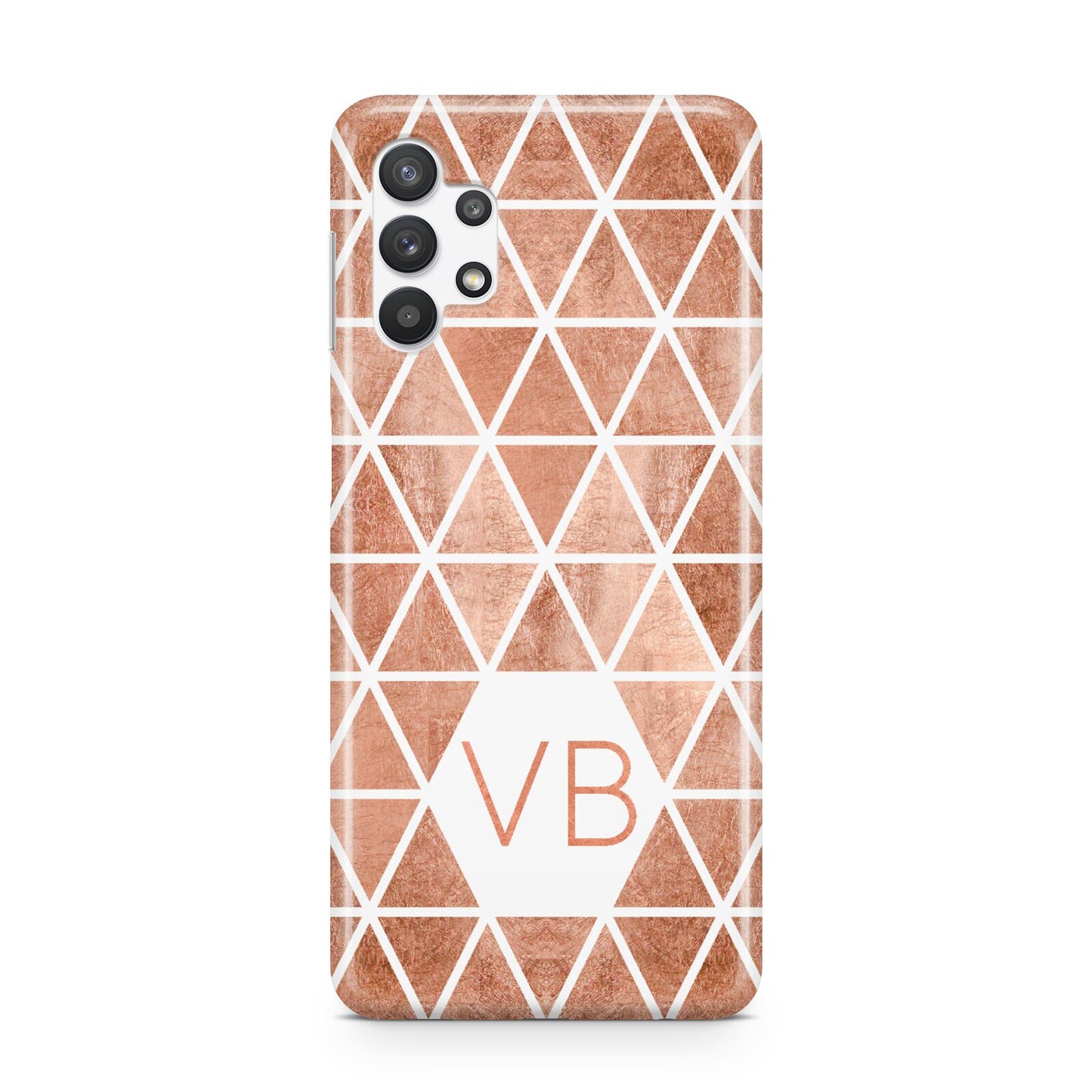 Personalised Copper Initials Samsung A32 5G Case