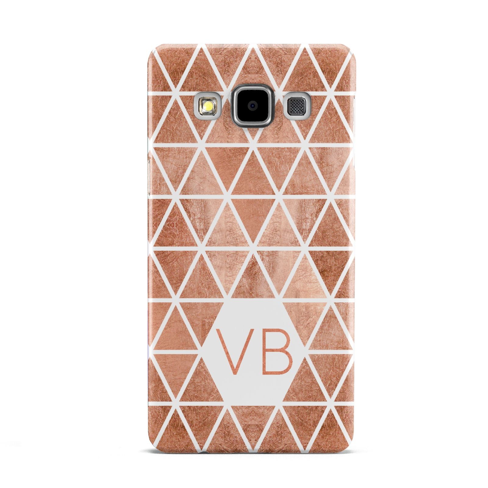 Personalised Copper Initials Samsung Galaxy A5 Case
