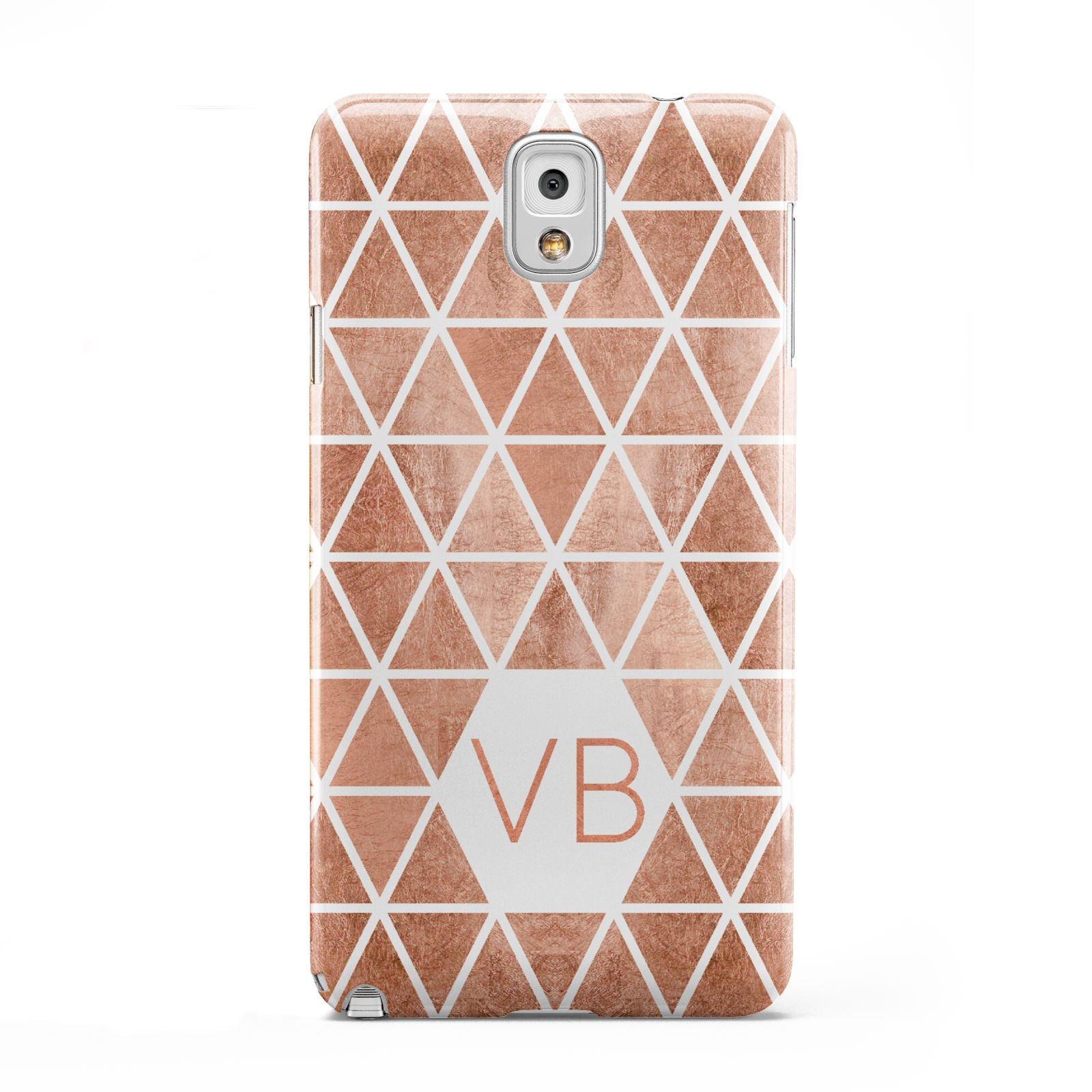 Personalised Copper Initials Samsung Galaxy Note 3 Case