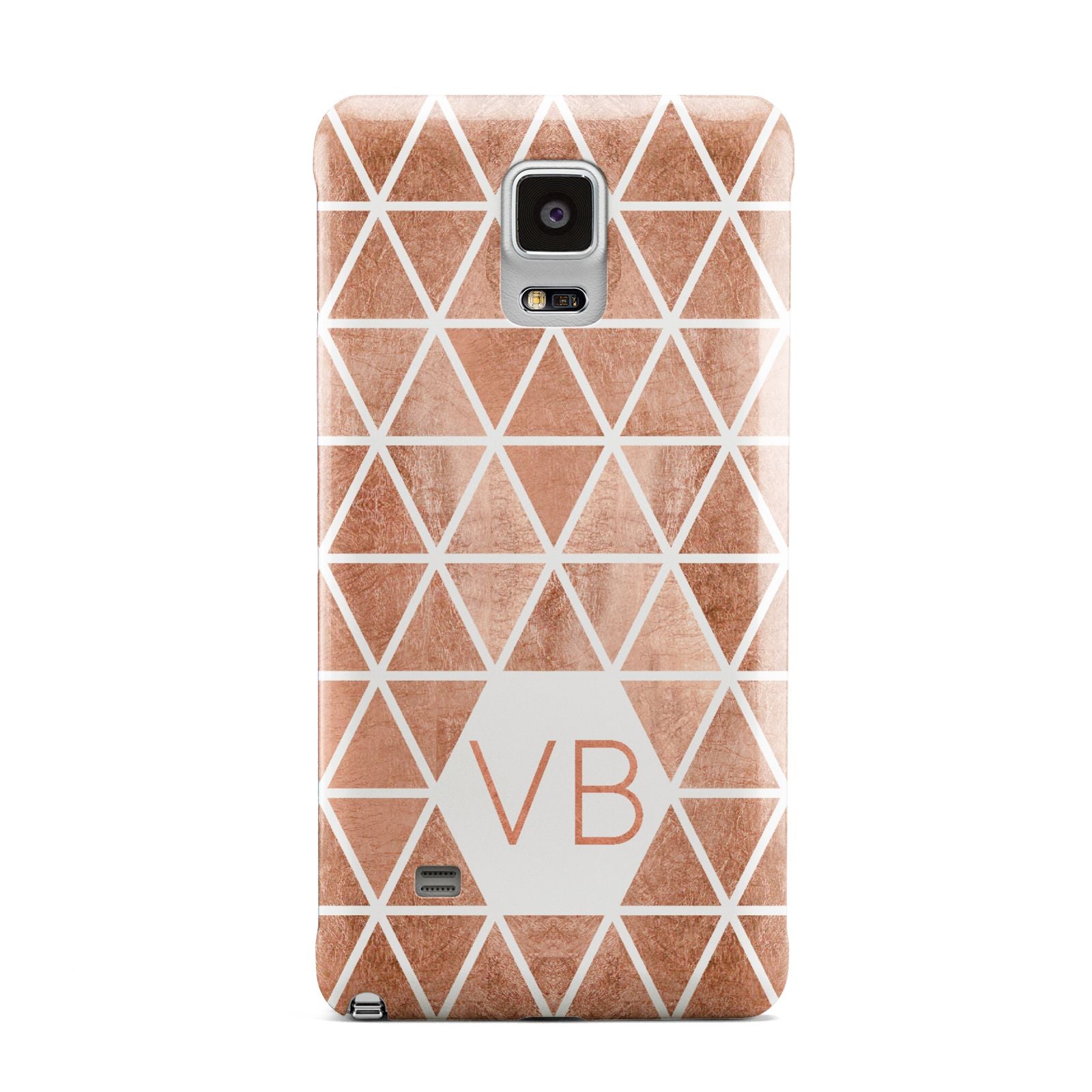 Personalised Copper Initials Samsung Galaxy Note 4 Case