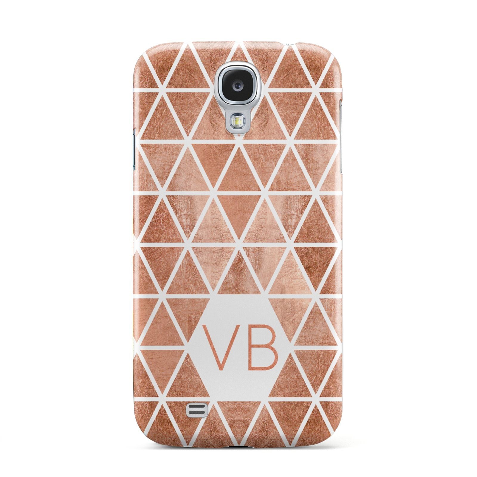 Personalised Copper Initials Samsung Galaxy S4 Case