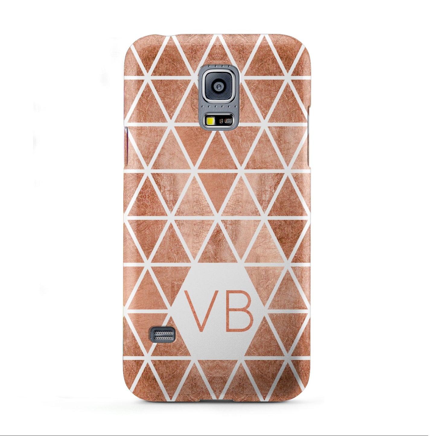 Personalised Copper Initials Samsung Galaxy S5 Mini Case
