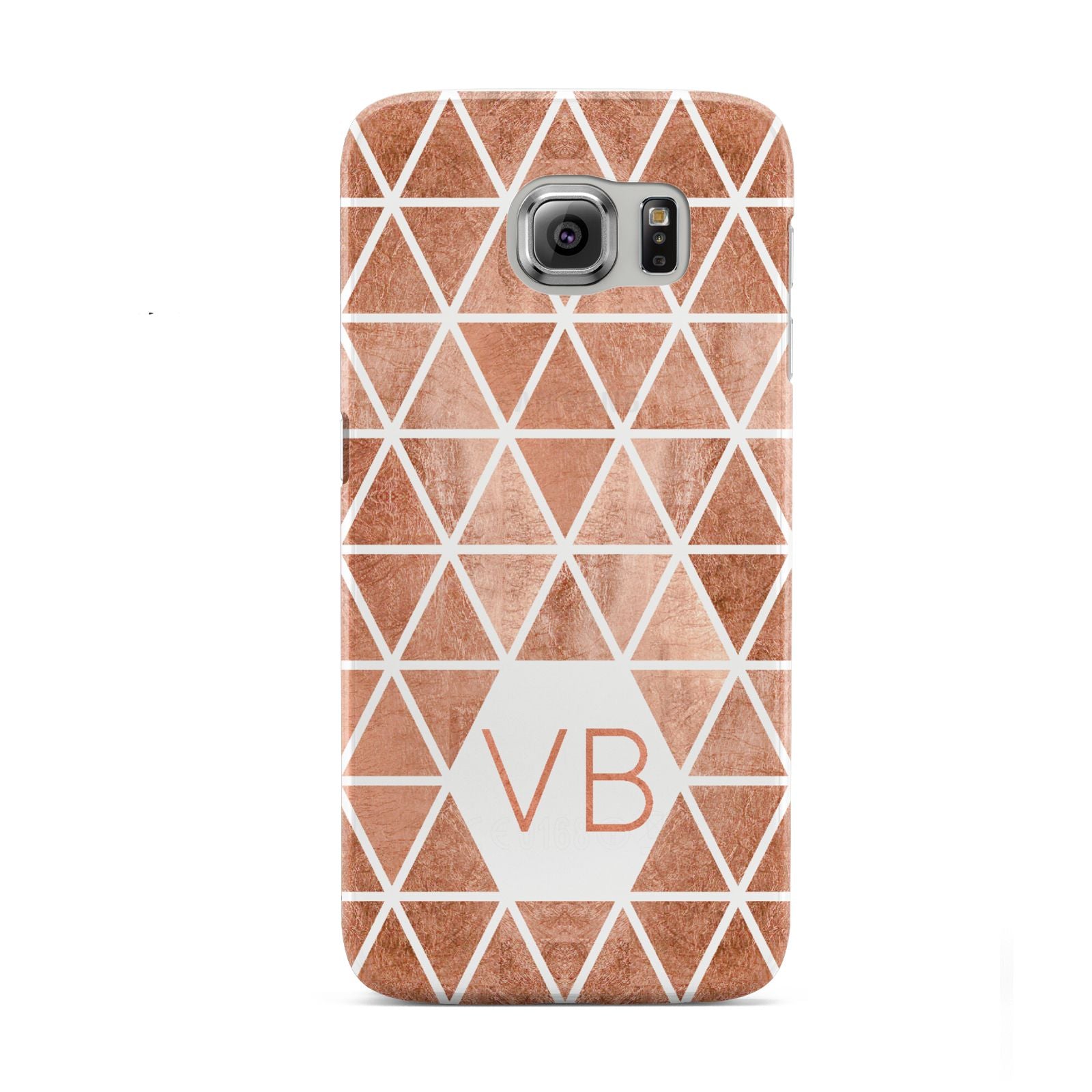 Personalised Copper Initials Samsung Galaxy S6 Case