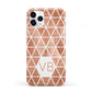 Personalised Copper Initials iPhone 11 Pro 3D Tough Case