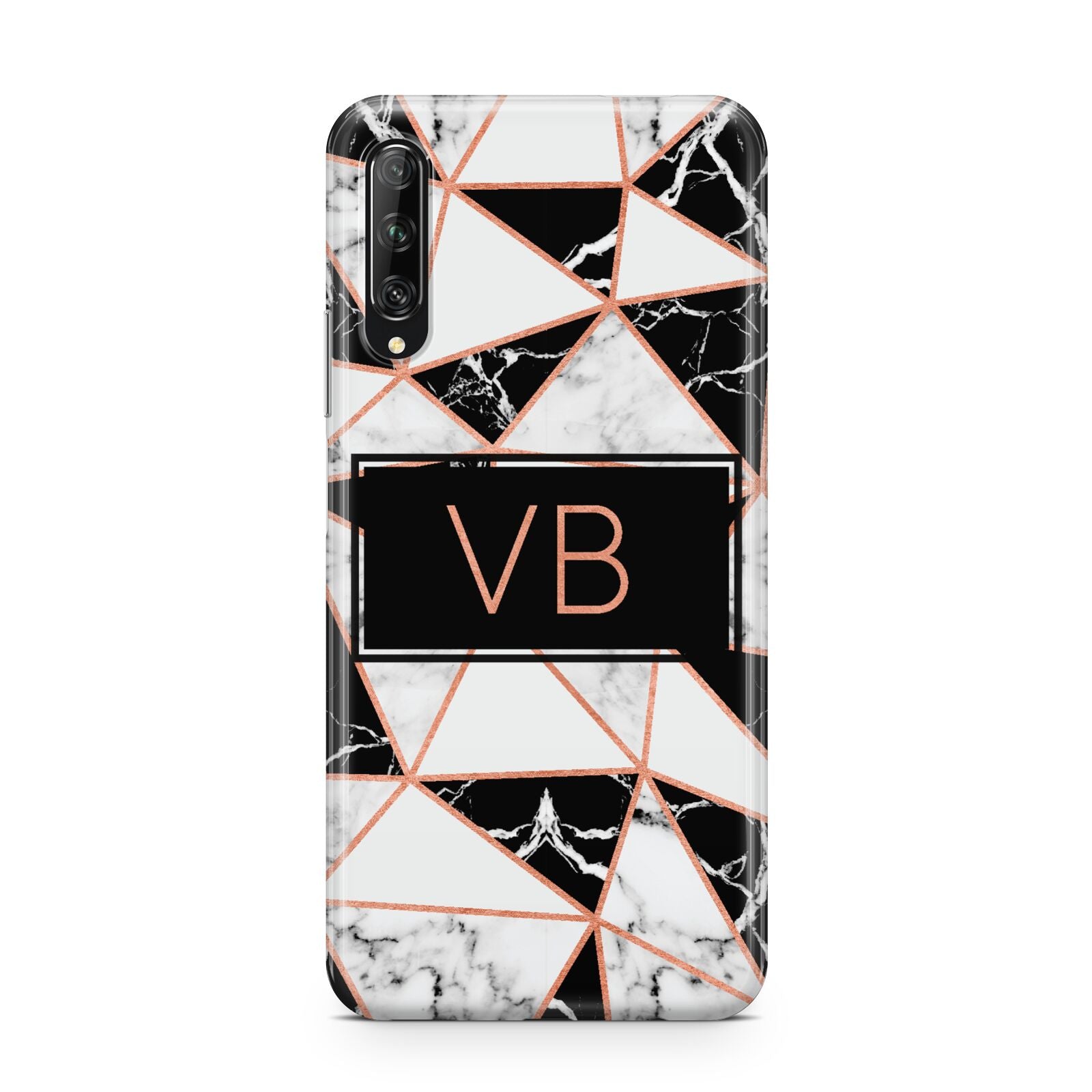 Personalised Copper Marble Initials Huawei P Smart Pro 2019