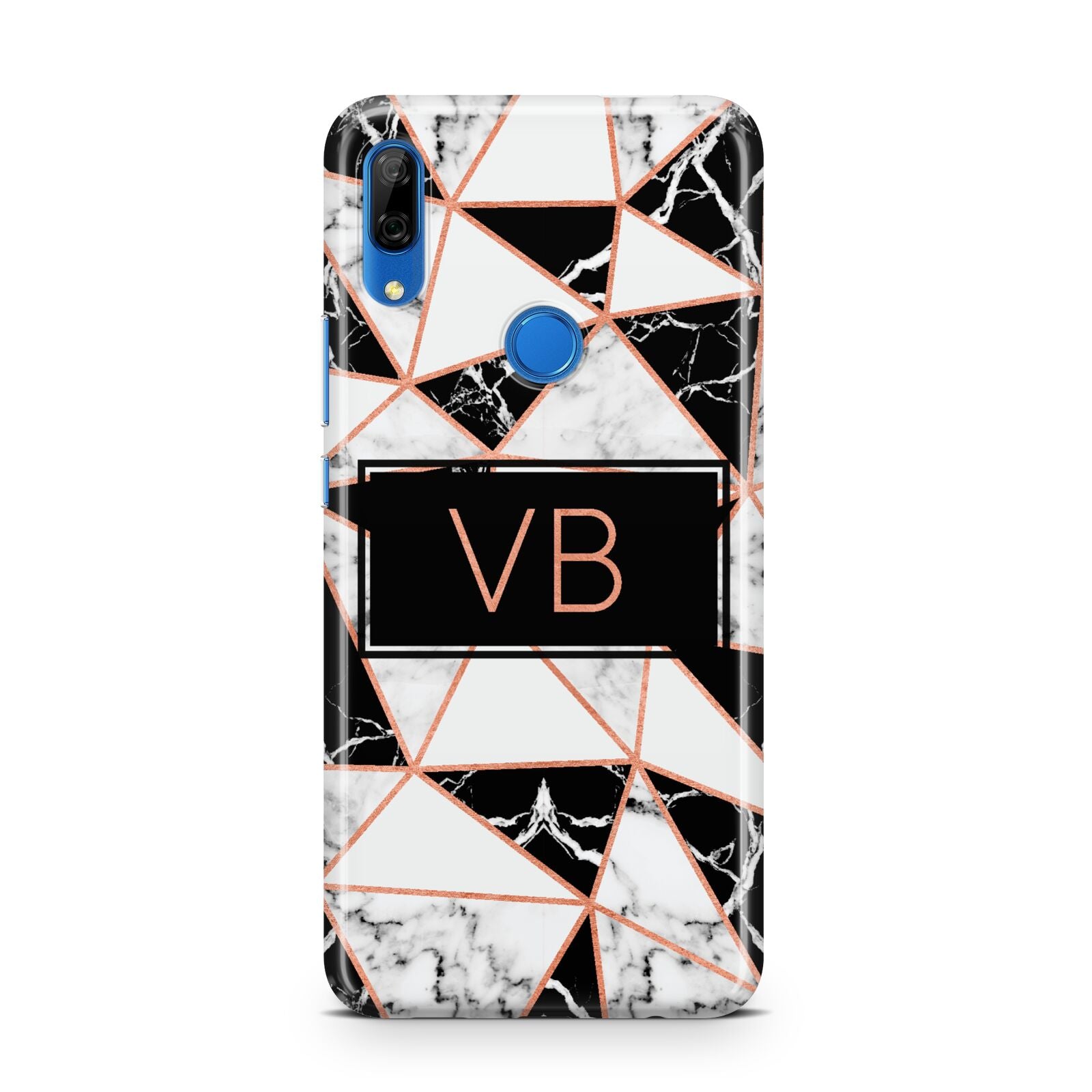 Personalised Copper Marble Initials Huawei P Smart Z