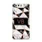 Personalised Copper Marble Initials Huawei P10 Phone Case