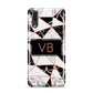Personalised Copper Marble Initials Huawei P20 Phone Case