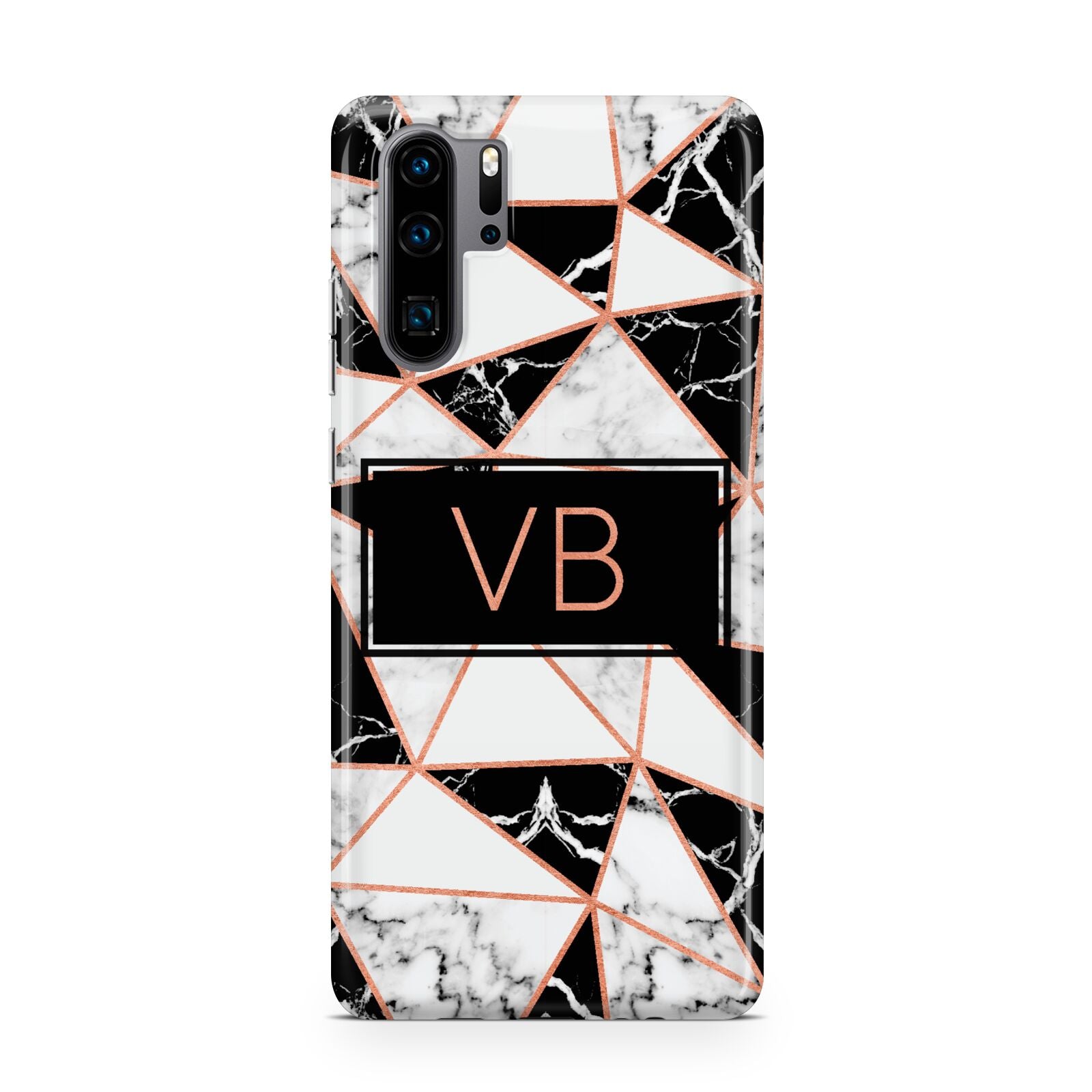 Personalised Copper Marble Initials Huawei P30 Pro Phone Case