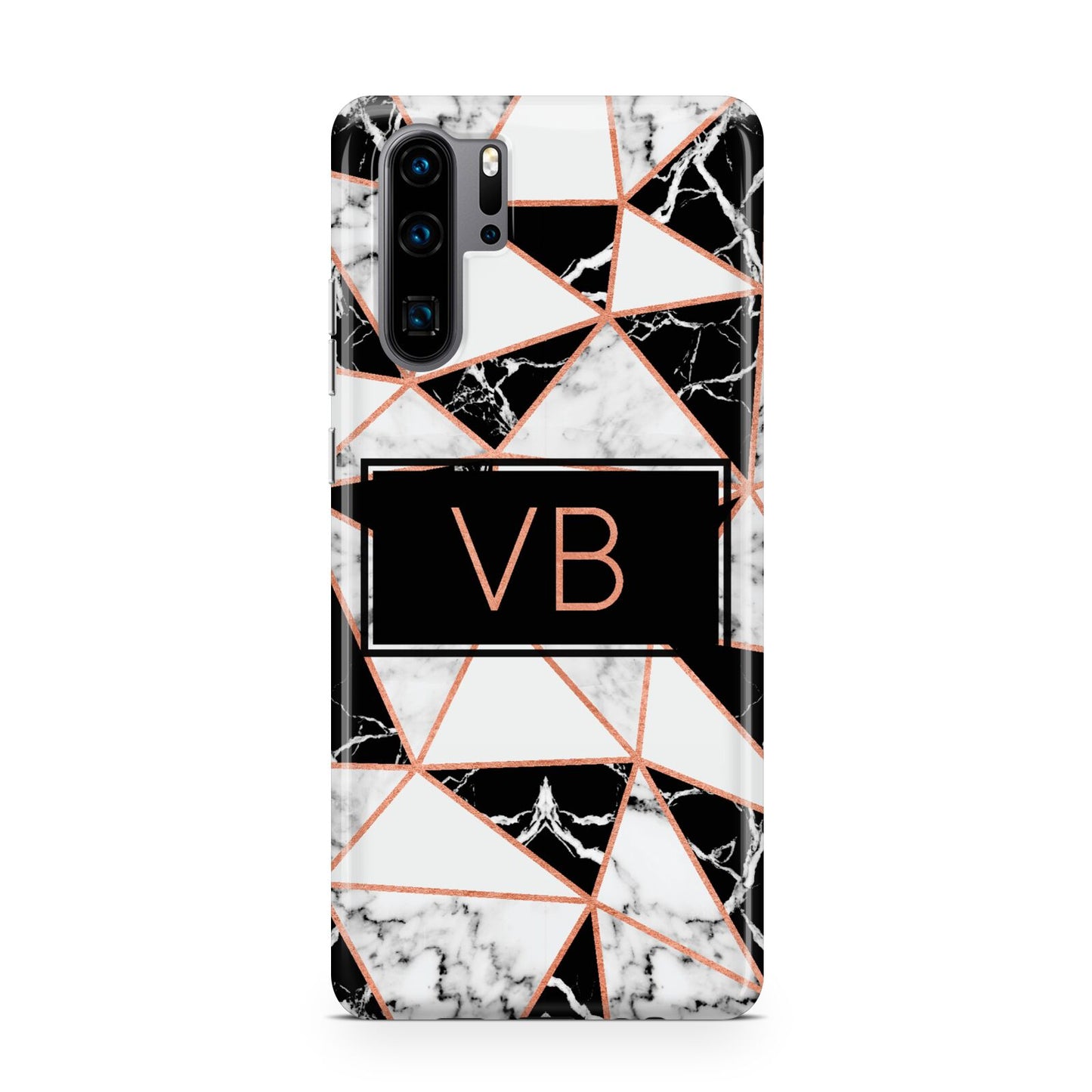 Personalised Copper Marble Initials Huawei P30 Pro Phone Case