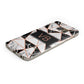 Personalised Copper Marble Initials Protective Samsung Galaxy Case Angled Image