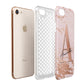 Personalised Copper Pink Marble Apple iPhone 7 8 3D Tough Case Expanded View