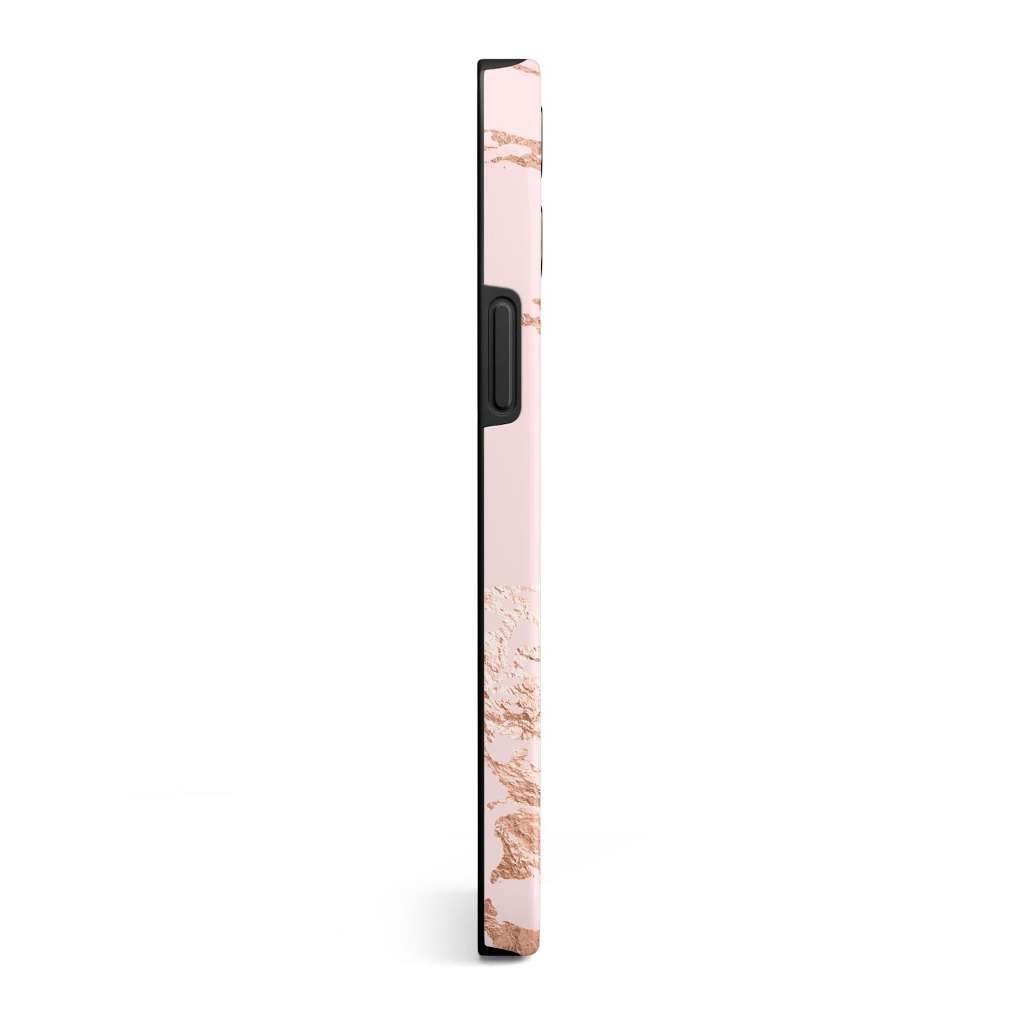 Personalised Copper Pink Marble iPhone 13 Pro Max Side Image 3D Tough Case